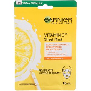 Garnier Skin Naturals Vitamin C Cellaag Masker met Verhelderende en Hydraterende Werking met Vitamine C 28 g