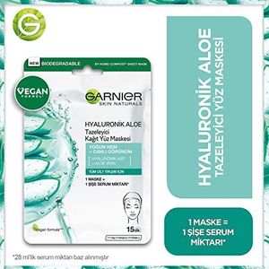 Garnier Skin Naturals Hyaluronic Aloe hydraterende sheet mask 28 g