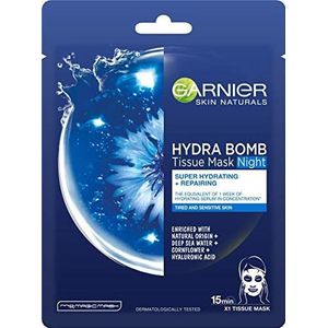 Garnier Skin Naturals Hydra Bomb voedende sheet mask voor ’s nachts 28 g