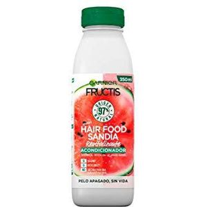 Garnier Fructis Hair Food, revitaliserende watermeloen, voedt en ontwart, voor droog of uitgeschakeld haar, veganistische formule, zonder siliconen, 350 ml