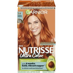 Garnier - Nutrisse Ultra Color - Haarkleuring - Intens Koper - 1 Verpakking