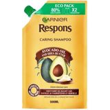 Garnier Respons Avocado Oil & Shea Butter Shampoo ECO pack 500 ml