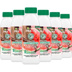 Garnier Fructis Hair Food Watermelon Revitaliserende Conditioner Voordeelverpakking - Futloos Haar - 6 x 350ml