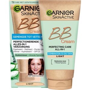 Garnier - Skin Active BB Cream Oil Free - Lichte Huid BB cream & CC cream 50 ml