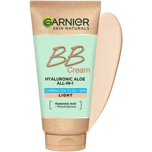 Hyaluronic Aloe All-In-1 BB Cream vochtinbrengende BB cream voor vette en gemengde huid Licht 50ml