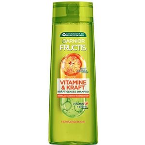 Garnier Krachtige shampoo voor fijn en kwetsbaar haar, effectief tegen haaruitval, met vitamine C en bloedsinaasappel, fructose en zetmeel vitaminen, 300 ml