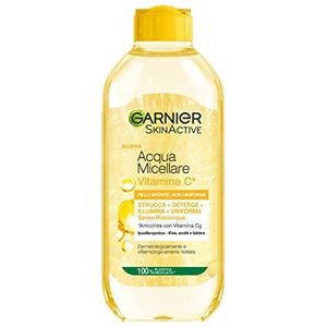 Garnier SkinActive Micellierwasser mit Vitamin C, für feine und nicht gleichmäßige Haut, ohne Ausspülen, 400 ml