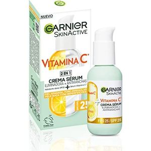 Garnier, 2-in-1 gezichtsserum met 20% vitamine C en SPF25, vetvrij, klinisch getest, 50 ml