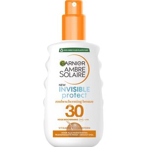 Garnier Ambre Solaire Invisible Protect Refresh Transparante Bronze Zonnebrandspray SPF 30 - 200ml