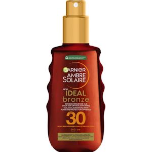 Garnier Ambre Solaire Ideal Bronze Zonneolie SPF 30 - Optimale bruining & Stralende Huid - 150ml