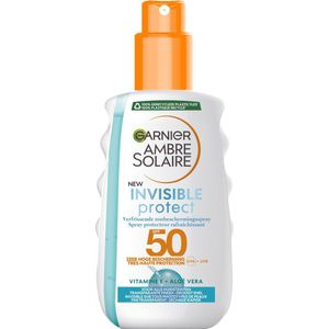 Garnier Ambre Solaire Invisible Protect Transparente zonnebrandspray SPF 50 - 200 ml