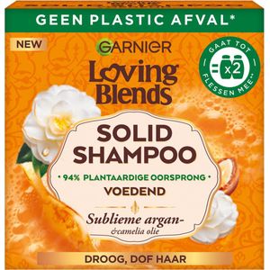 Loving Blends Argan & Camelia Olie Sublieme Solid Shampoo Bar 60gr