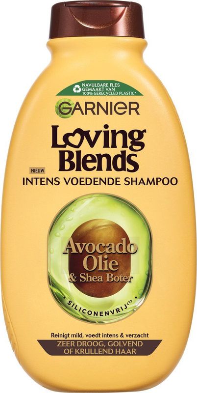 Garnier Loving Blends Shampoo Avocado Olie & Shea Boter Zeer Droog of Pluizig Haar