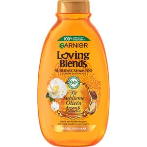 Garnier - Loving Blends - Shampoo - Argan & Cameliaolie - 94% Natuurlijke Oorsprong