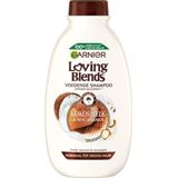 Garnier - Loving Blends - Shampoo - Kokosmelk & Macadamia - Voor Normaal tot Droog Haar