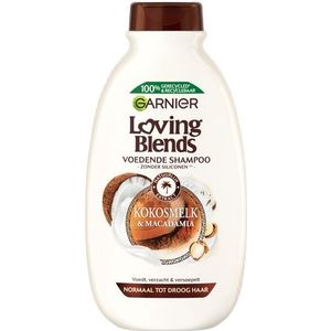 Garnier Loving Blends Shampoo Kokos Melk & Macadamia, 300 ml