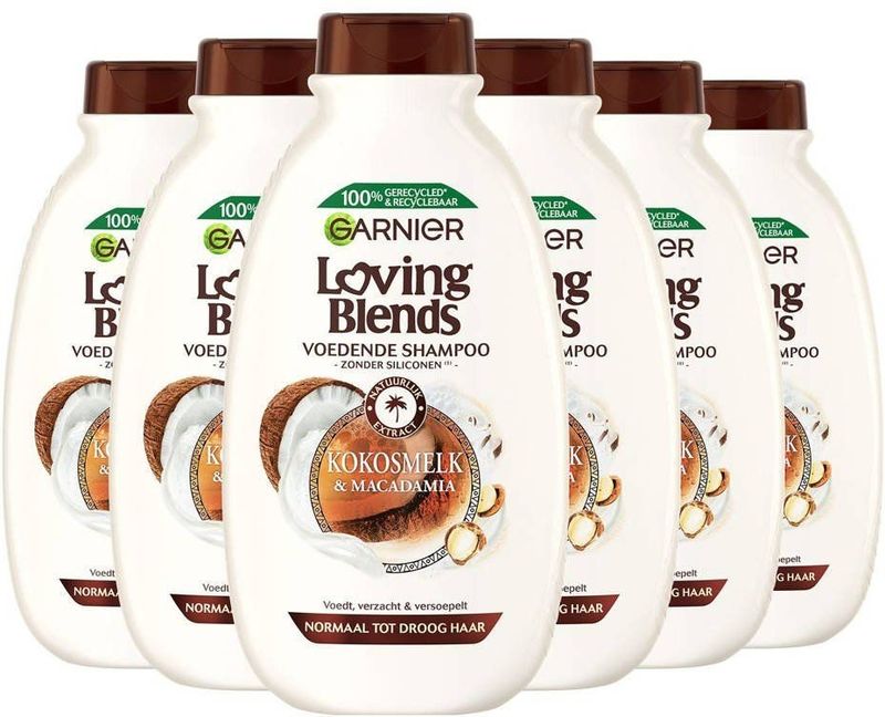Garnier - Loving Blends - Shampoo - Kokosmelk en Macadamia - 300ml