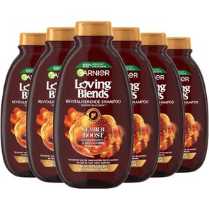 Garnier Loving Blends Gember Boost shampoo - 6 x 300 ml - voordeelverpakking