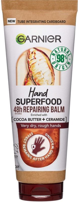 Garnier - Hand Superfood Cocoa - Handcrème - 75 ml - Veganistisch