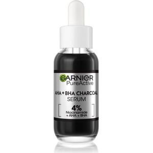 Garnier - Pure Active Charcoal Gezichtsserum - 30 ml - Charcoal