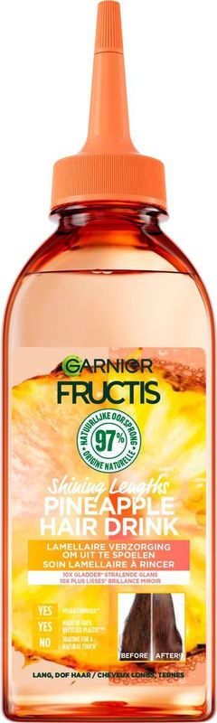 Garnier Fructis Hair Drink Pineapple - Lamellaire Verzorging - Lang, dof haar - 200ml