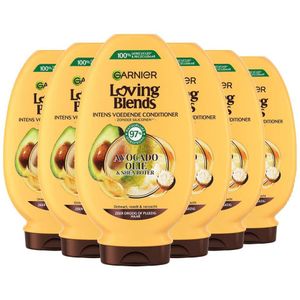 Garnier - Loving Blends Conditioner - Avocado Olie & Karite Boter - 6x 250 ml