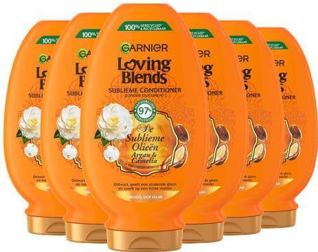 Garnier - Loving Blends - Conditioner - Argan & Cameliaolie - 97% Natuurlijke Oorsprong