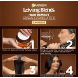 Garnier Loving Blends - Masker - Argan & Cameliaolie - Droog en Dof Haar - 340 ml