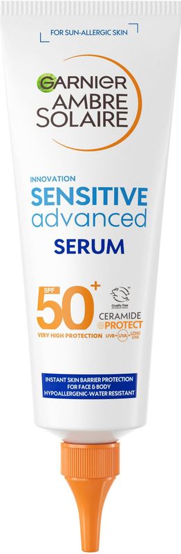 Garnier - Ambre Solaire Sensitive Advanced - Body Serum - SPF50+ - 125 ml