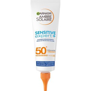 Garnier Ambre Solaire Sensitive Expert Zonnebrand Serum SPF 50+ 125 ml - Zonnebrandserum met Ceramide Protect - 125ml