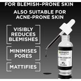 Garnier AHA + BHA Serum, Salicylsäure, Kohle & 4% Niacinamide Serum, Gesichtspflege gegen Unreinheiten, mildert Mitesser & sichtbar, für ebenmäßige & geschmeidige Haut, Hautklar, 30ml