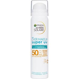 Garnier - Ambre Solaire - Over Make-up Beschermende Mist - Transparant - SPF 50