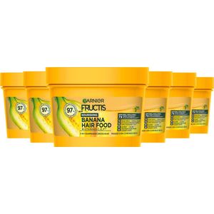 Garnier Fructis Hair Food Banana 3-in-1 Voedend Haarmasker - Droog haar - 6 x 400ml