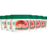 Garnier Fructis Hair Food Watermelon Revitaliserend 3-in-1 Haarmasker Voordeelverpakking - Futloos Haar - 6 x 350ml