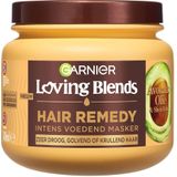 Garnier Loving Blends - Masker - Avocado Olie & Shea Boter - Droog of Pluizig Haar - 340 ml - 6 stuks voordeelverpakking