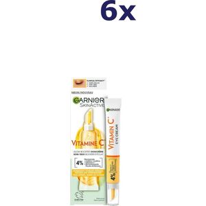 6x Garnier SkinActive Vitamine C Glowbooster Oogcrème 15 ml