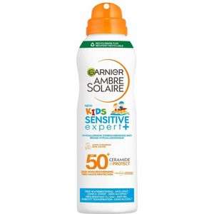 Garnier Ambre Solaire Sensitive Expert+ Kids Zonnebrandspray Anti-Zand SPF 50+ Ceramide Protect 150 ml - 6x 150 ml - Voordeelverpakking