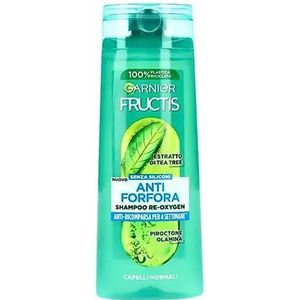 Garnier Fructis Anti-roos shampoo voor vet haar, reinigende werking, met pyroctone olamine, citrus detox, 250 ml