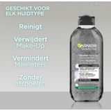 6x Garnier SkinActive Micellair Reinigingswater Jelly-water Alles-in-1 met Charcoal 400 ml