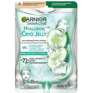 6x Garnier SkinActive Hyaluron Cryo Jelly Anti-vermoeidheid Sheet Masker