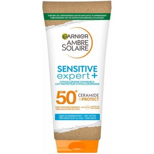 6x Garnier Ambre Solaire Sensitive Expert+ Zonnebrandmelk SPF 50+ Ceramide Protect 175 ml