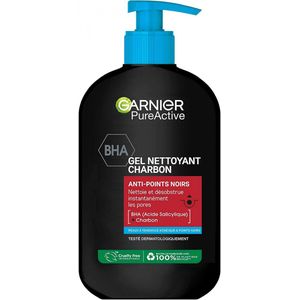 Garnier PureActive Houtskool Anti Mee-eters Reinigingsgel 250 ml