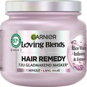Loving Blends - Haarmasker - Rice Water Infusion - Glans & Zacht haarmasker - Lang haar - 340 ml