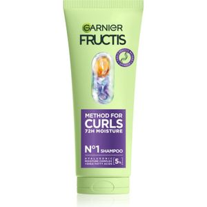 Garnier - Fructis Curls Method - Hydraterende Shampoo - 200 ml - Voor Golvend en Krullend Haar