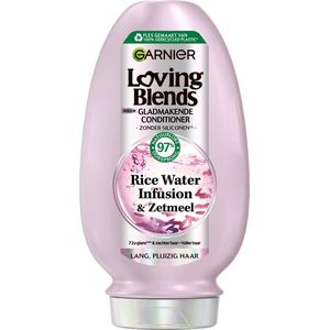 Garnier Loving Blends - Conditioner - Rice Water Infusion - Glans & zachte conditioner - Lang haar - 250 ml