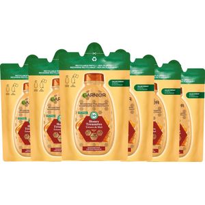 Garnier - Loving Blends Honing Goud - Shampoo Refill - 6x250ml - Vermindert Haarbreuk
