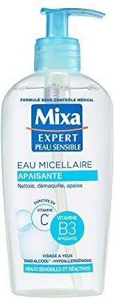 MIXA - Reinigingswater - Kalmerend Zeer gevoelige en reactieve huid - 200ml (verpakking kan variëren)