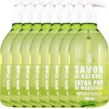 8x Savon Le Naturel Natuurlijke Handzeep Kamperfoelie 500 ml