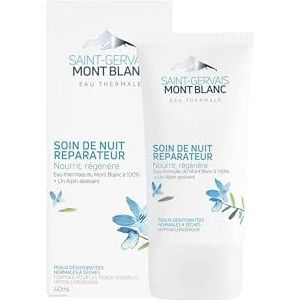 Saint Gervais Mont Blanc Hydraterende gezichtsverzorging, reparerend, 40 ml, voor normale huid, gevoelige huid, zeer droge huid