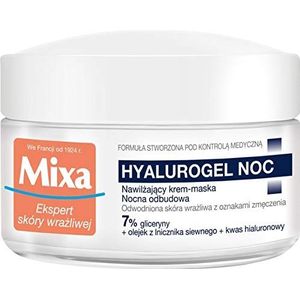 MIXA - Hyalurogel Night - Gezichtsmasker - Hypoallergeen - 50ml